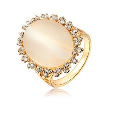 Crystal Flower Opal ring | BLINGG