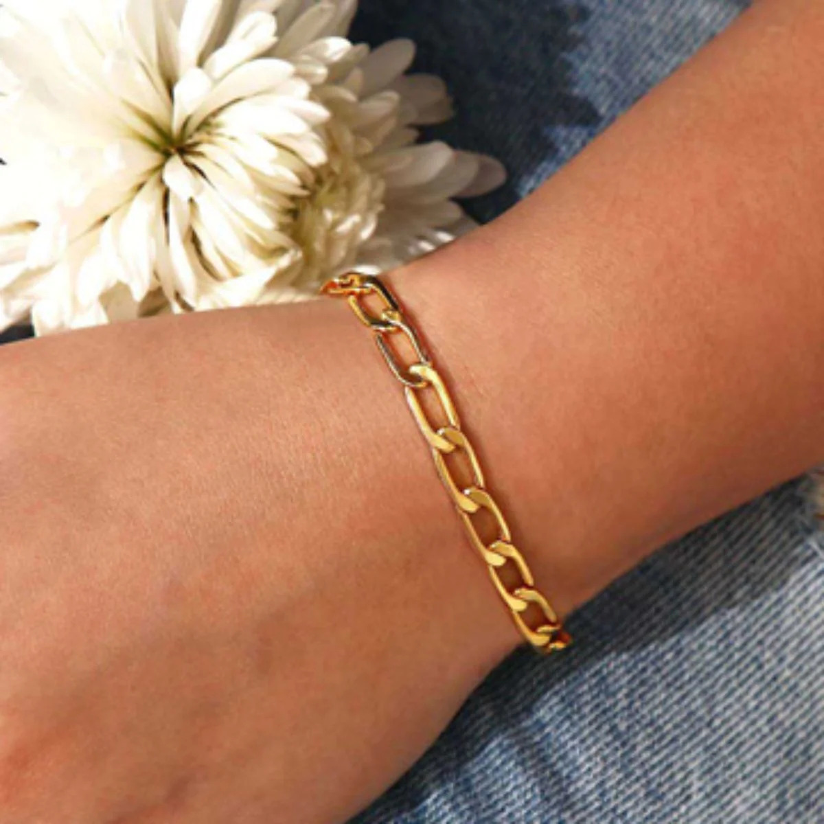 Pipa Bella Gold-Plated Adjustable Mini Link Bracelet – www.pipabella.com