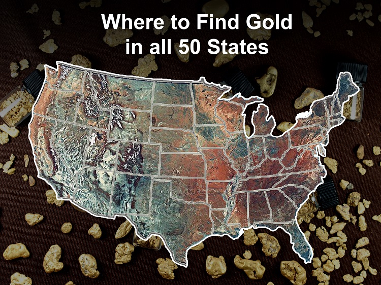 Gold Prospecting in The USA – Where to Find Gold in all 50 States