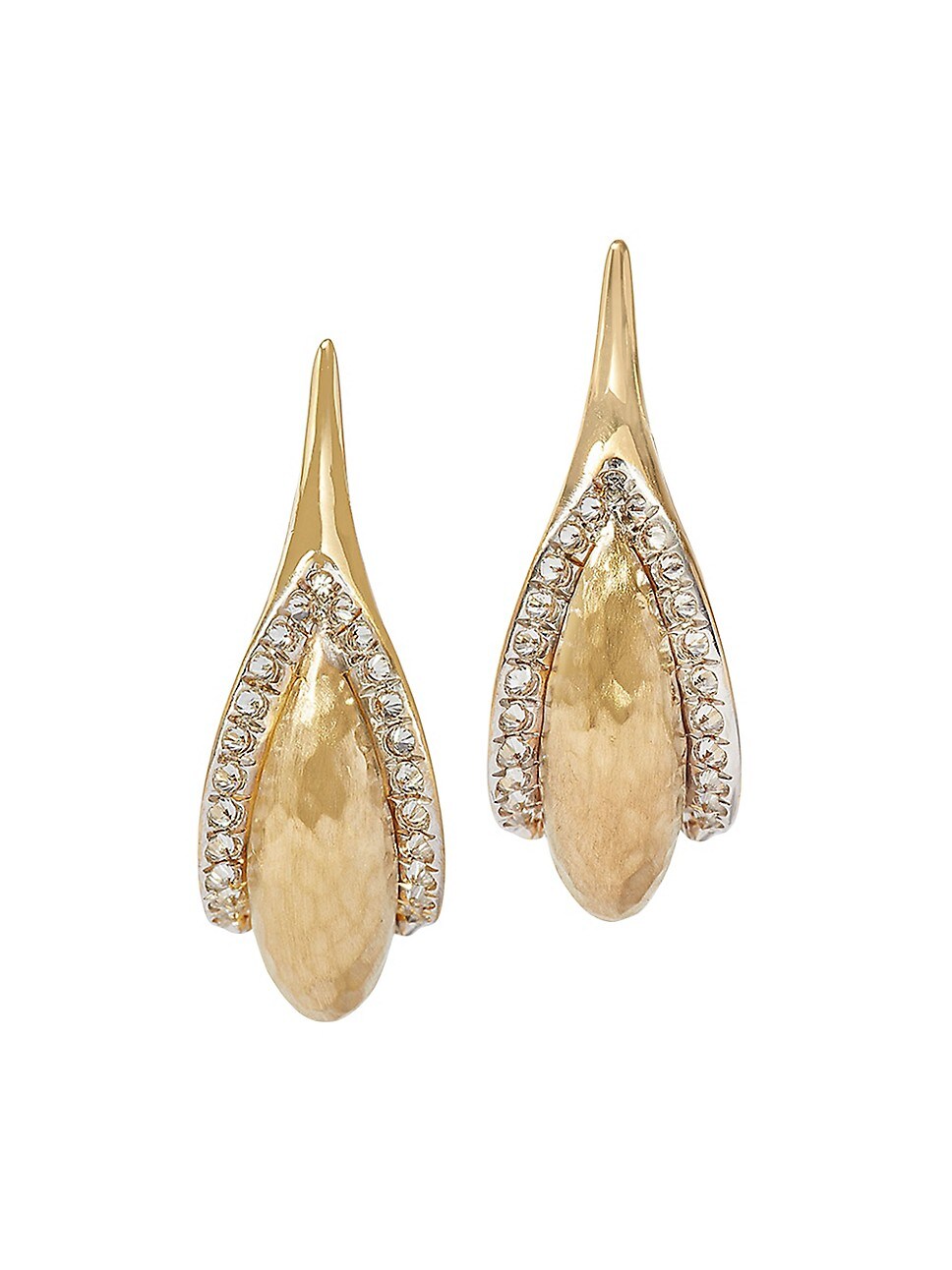 Annoushka Organza 18K Yellow Gold & 0.27 TCW Diamond Hoop Earrings