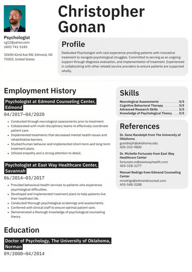 Job winning Resume Templates 2022 (Free) · Resume.io