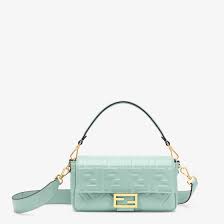 Baguette - Mint green nappa leather bag | Fendi