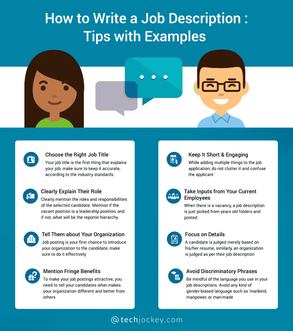  How to Write Job Description: Smart Tips for Hiring Managers with Examples | Techjockey