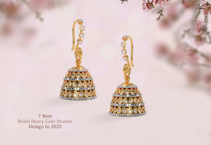 7 Best Bridal Heavy Gold Jhumka Design In 2023