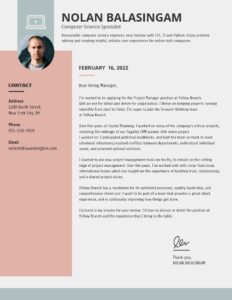 20+ Creative Cover Letter Template Design [2023] | Letter for Job Application