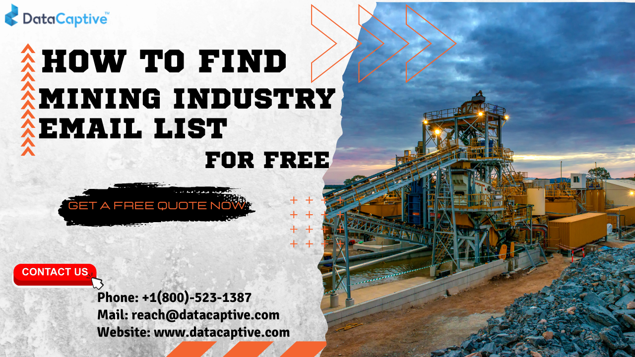 How to Find Mining Industry Email List for Free?