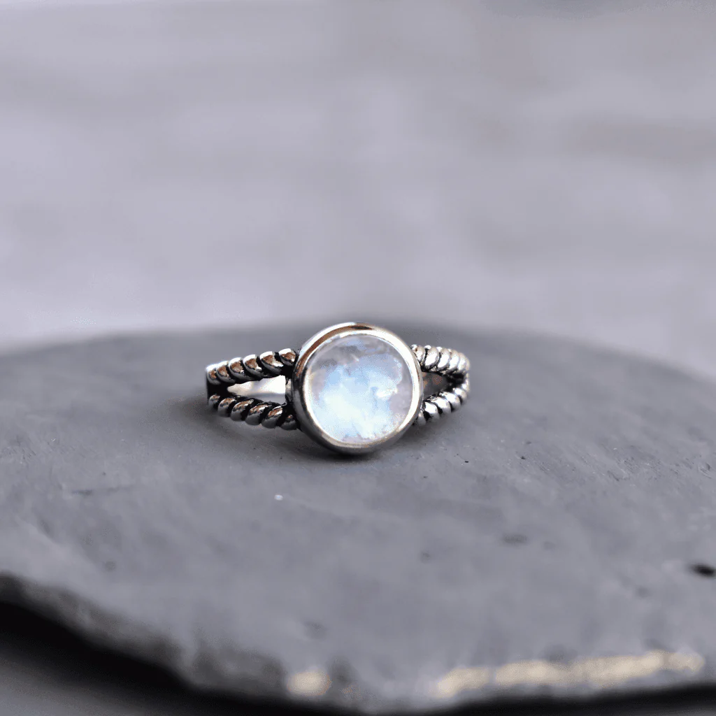 Buy Bohemian Dance - Moonstone Ring Online at Keeta Luxury US 7.5
