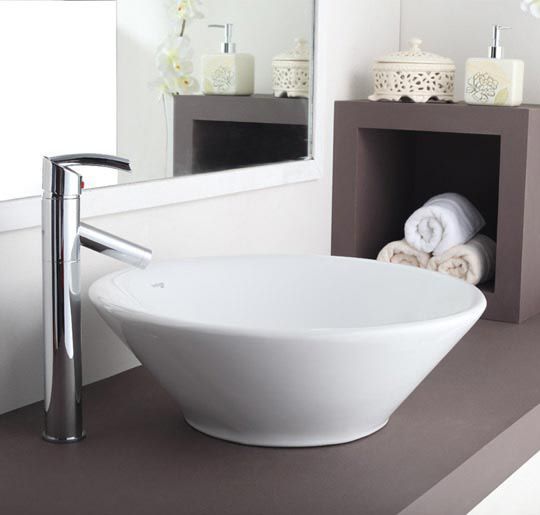 Countertop washbasin - HINDWARE ART: CORAL - HSIL Limited (Hindware) - porcelain / round / contemporary | Bathroom Fittings
