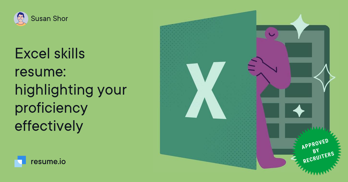 Excel skills resume: highlighting your proficiency effectively · Resume.io