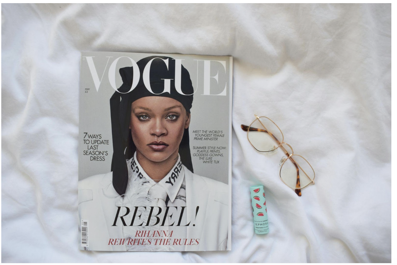 Photo by Natasha Kendall: https://www.pexels.com/photo/rihanna-as-cover-page-of-vogue-magazine-4093392/