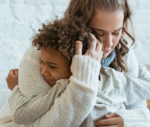 https://www.pexels.com/photo/loving-mother-hugging-cute-black-son-6624477/